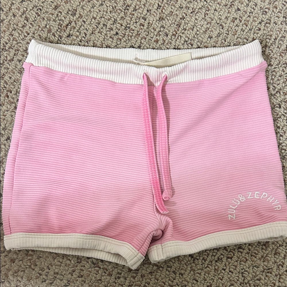 Zulu & Zephyr pink swim shorts